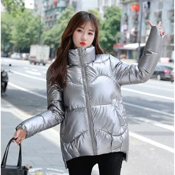 2021 Noua Jacheta de Iarna de Înaltă Calitate stand-callor Haina Femei Jachete de Moda de Iarnă Caldă Femeie Haine Casual Geci