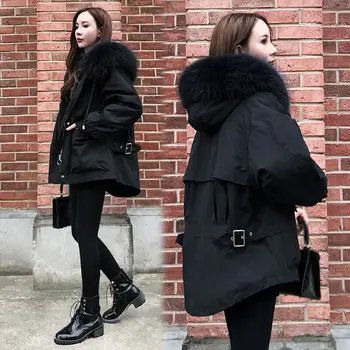 2021 toamna iarna noi femeile de moda casual, sacou cald feminin bisic paltoane palton Lady femeie geaca de iarna pentru femei cu jacheta