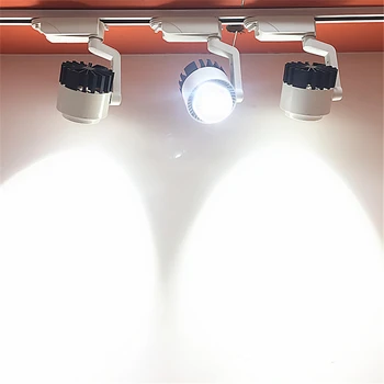 20W 30W LED COB lumina Track 220V Plafon de Aluminiu Cale Ferată luminile Reflectoarelor lampa Pentru Bucatarie Pandantiv Magazin de Haine de iluminat