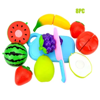 23Pcs Educație Pentru Copii de Învățare Distractiv Pentru Copii pentru Copii Pretind Joc de Rol Bucătărie Legume Fructe produse Alimentare de Jucarie de Tăiere Set Cadou