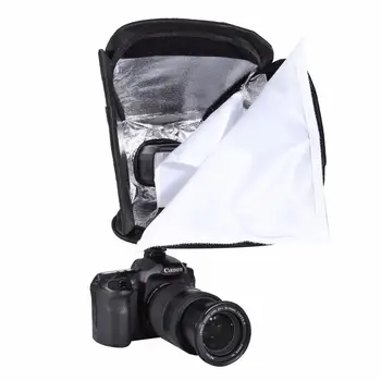 23x23cm Portabil Flash de Lumină Softbox Speedlight Difuzor pentru Canon 600EX 580EXII 580EX pentru Nikon SB910 SB900 Moale Capacul Cutiei de