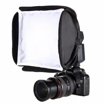 23x23cm Portabil Flash de Lumină Softbox Speedlight Difuzor pentru Canon 600EX 580EXII 580EX pentru Nikon SB910 SB900 Moale Capacul Cutiei de