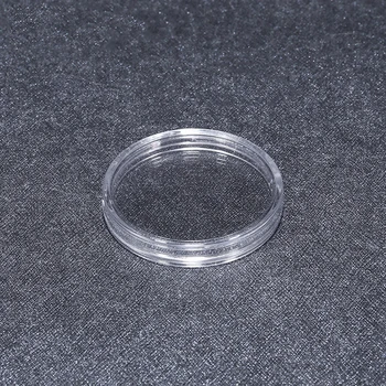 27mm Rotund din Plastic Monedă Capsule Recipiente de 100 buc Transparent Monedă Cutie de Depozitare Clar Monedă Protector Caz Colecție de Monede
