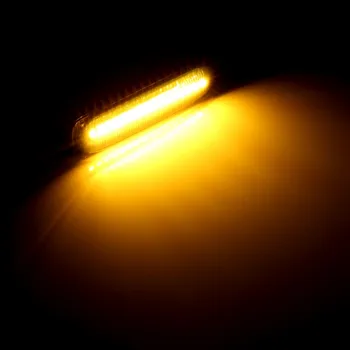 2x Curge Turn Semnal de Lumină LED-uri Dinamice de poziție Laterale de Lumină 12v Partea de Repetor Lampa Pentru BMW 3er E46 Limuzina Coupe Compact Cabrio