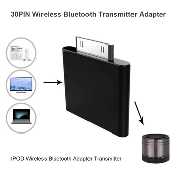 30 Pin-ul fără Fir Transmițător Bluetooth Adaptor Stereo pentru Căști Adaptor Pentru iPod mini/nano PC Laptop