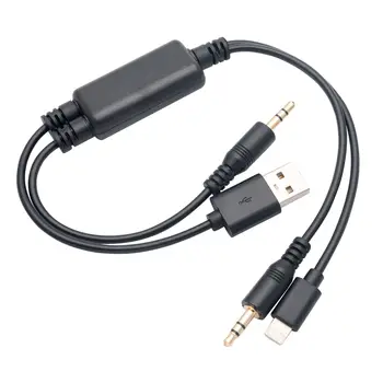35 cm Nou Brand USB AUX Interfata Cablu Adaptor Y Cablu Adaptor Audio