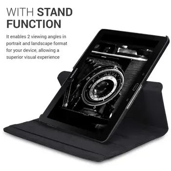 360 de Rotație Caz pentru Samsung Galaxy Note 10.1 Edition P600 P605 Flip Stand Piele PU de Acoperire Tab Pro t520 T525 T521 10 Caz
