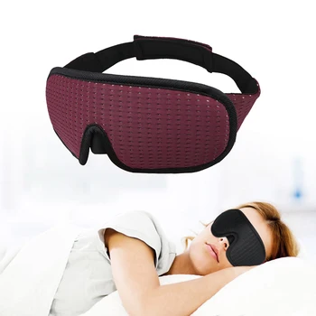 3D Blocarea Lumina de Dormit Masca de Ochi Moale Căptușit de Călătorie Umbra Acoperi Restul Relaxa Dormit legat la Ochi Ochi Acoperiti Masca de Somn Eyepatch