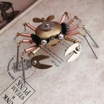 3D DIY 6 x 8,5 x 3,2 cm Metal Mecanice Testa obiecte de Artizanat Mecanice Terminat Modelul pentru Biroul de Acasă Decor - Crab