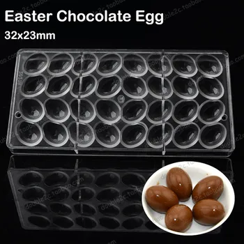 3D Easter Egg Policarbonat Ciocolata Mucegai,de Dimensiuni Mici Ou 32pcs Umplutura de Ciocolata Mucegai,formas para ciocolata,Instrument de Copt