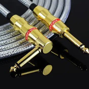 3M/6M Chitara Cablu Audio Chitara Electrica Bass Cablu de Conectare Linie pentru Chitara Electrica Cutie de Cilindru Accesorii Instrument de 17AWG