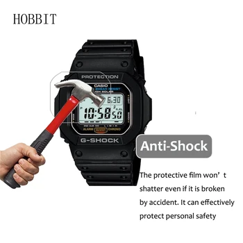 3PACK Nano Explozie-dovada de Ecran Protector Pentru Casio G-SHOCK G-5600E GW-M5610B GW-S5600 HD Anti-șoc Smartwatch LCD Guard Film