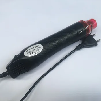 3PCS/Set Auto Filmul de Vinil Ambalaj Instrumente Kit Electric cu Aer Cald Pistol de Căldură UE Plug + Masina Scraper Racletă+ Vinyl Cutter Cuțit
