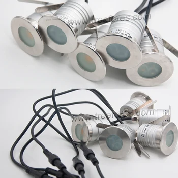 3W 12V Mini LED corp de Iluminat Lampa IP67 rezistent la apa Grădină în aer liber de Iluminat 3Watts Bec Spot pentru Baie si Scara CE RoHS