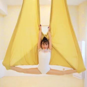 4*2.8 M yoga hamac culoare Solidă anti-gravitație yoga leagăn aeriene inversiune Aer yoga swing set Complet de 23 de Culori