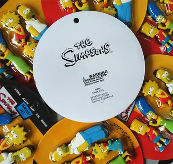 4-7cm simpsons Noi familia simpsons de colectare din PVC figura jucărie decor figurine Brinquedos toys Set de Magnet