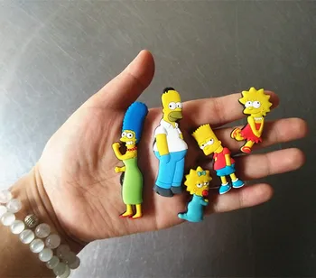 4-7cm simpsons Noi familia simpsons de colectare din PVC figura jucărie decor figurine Brinquedos toys Set de Magnet