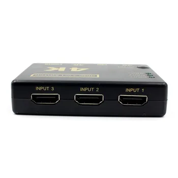 4 K * 2 K Switch HDMI 3 Portas hdmi Switcher Selector Comutator Cutie Hub-ul de la Distanță IR 1080p Pentru DVD HDTV Xbox PS3 PS4