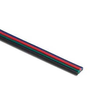 4 Pin Cablu 22/20/18AWG Sârmă de Cupru Cositorit 4 Core Cablu Electric Pentru 5050 RGB LED Strip Lumină SM conectori JST Controler cu LED-uri