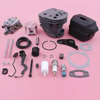 46mm Cilindru Carburator Toba de Eșapament Piston Kit de Reparare Pentru Husqvarna 55 51 Drujba 501766605 503218202 503281504 503609171