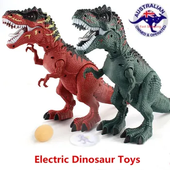 48cm RC Dinozaur Tyrannosaurus Rex Animal de Control de la Distanță Sunete Dinobot Electric Mersul pe jos Animale de Jucărie Ouă Spray Jucarii
