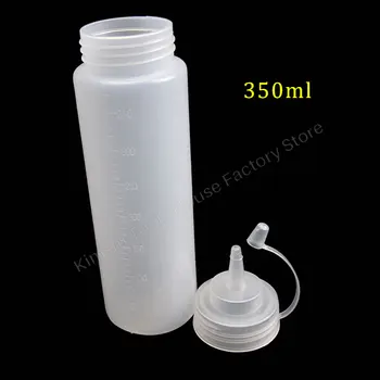 4BUC 200/350/500 ml Lipici se Ingroase Sticla cu Aplicator de Plastic Lichid Catarama Capac Dozator Adeziv Strângeți Sticla Pentru Ambarcațiuni de Hârtie Munca
