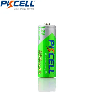 4buc PKCELL 1.2 V aa nimh reîncărcabilă baterie 600mah NI-MH de Sine Scăzută Dischargeable Batteria LSD Baterii Pentru lanterna jucarii
