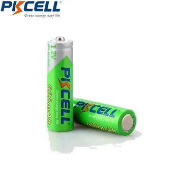 4buc PKCELL 1.2 V aa nimh reîncărcabilă baterie 600mah NI-MH de Sine Scăzută Dischargeable Batteria LSD Baterii Pentru lanterna jucarii
