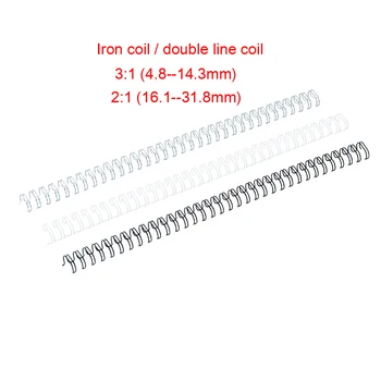 50-100buc/set 34/23-gaura inel de fier obligatoriu livrările de mașini 3: 1/2:1 Ușor să demontați și montați inelul de Metal obligatorii