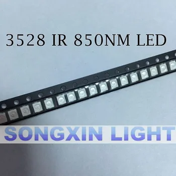 500pcs XIASONGXIN LUMINA 850nm IR SMD LED 3528 led Infraroșu 1.4-1.5 V CCTV diodă emițătoare de lumină