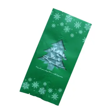 50pcs/lot Pungă de Hârtie Kraft Cookie Ambalare Saci pentru Biscuiti Gustare Candy Crăciun Fericit Mată Cadouri pentru Petrecere de Anul Nou L35