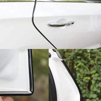 5M Portiera Protector Benzi Autocolante Auto Anti-Coliziune Ușă Bandă Profil U Garda de Marginea Plăcii de Ușă de Mașină Scratchproof Accesorii