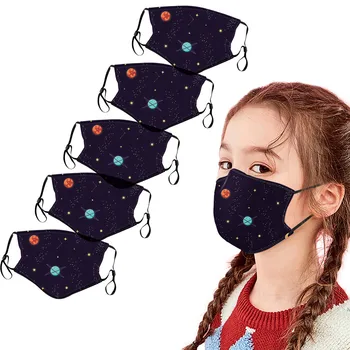 5PCS Copii masca pentru fata lavabil Imprimare Copii în aer liber de Bumbac Gura Măști de Față Măști Reutilizabile masque reutilisable маски#Z40