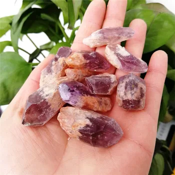 5pcs Naturale cristal de cuarț punct de cristale și pietre de cuarț violet ametist specimen de vindecare chakra cadou decor acasă
