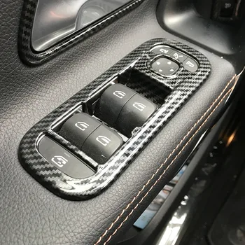 5Pcs/Set Masina ABS Fereastra de Ridicare Panou de Control Decorare Acoperire Pentru Mercedes Benz Clasa a W177 A180 A200 A250 2019 2020 Styling Auto