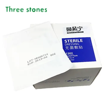 6*7cm medical steril, adeziv non-țesute de îngrijire a plăgilor, pansamente cu absorbant pad chirurgicale ipsos