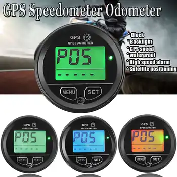 60mm 12V 24V GPS Vitezometru Kilometraj LCD Display Digital Viteza Instrumente Ecartament Impermeabil Pentru Motocicleta, Barca, Camion, ATV, UTV