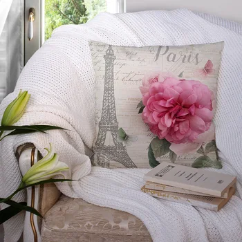 60x60 față de pernă perne decorative de flori pernă fermă decor de pernă acasă decorul nordic cojines decorativos paris