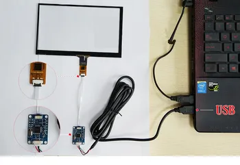 7 inch 165mm*100mm Raspberry Pi tablet PC-ul de navigare Tactil Capacitiv Digitizer Touch screen panou de Sticlă USB Driver placa