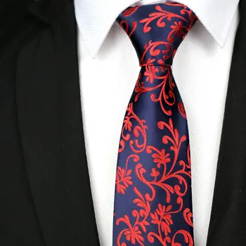 8CM Clasic Matase, Cravate Barbati Pentru Barbati Cravate Roșii Cravate Roz Jacquard Print Oameni Cravată de Afaceri, Petrecere de Nunta Gravatas