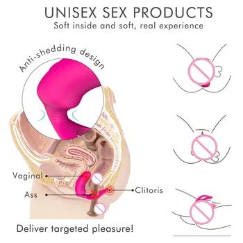 9 Viteza De Silicon Rezistent La Apa Baterie Reîncărcabilă Clitoris, Vagin, Penis Stimulator Masaj Adult Jucarii Sexuale Pentru Barbati, Femei Si Cupluri