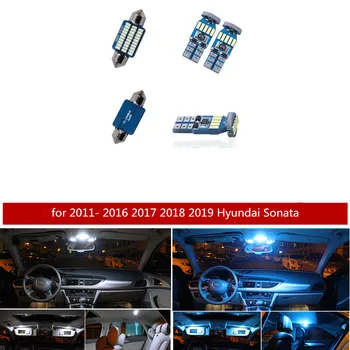 9pcs alb festoon canbus 31mm led-uri auto de interior kit de lumina pentru 2011- 2016 2017 2018 2019 hyundai sonata led-uri auto dome portbagaj lumini