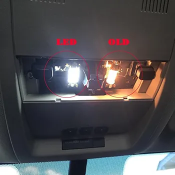 9pcs alb festoon canbus 31mm led-uri auto de interior kit de lumina pentru 2011- 2016 2017 2018 2019 hyundai sonata led-uri auto dome portbagaj lumini