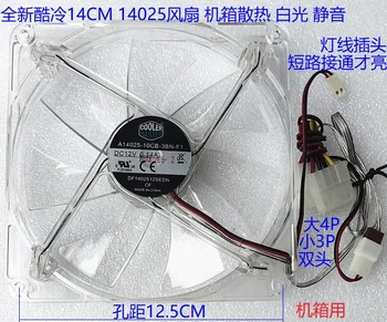 A14025-10CB-3BN-F1 DF1402512SEDN Noi 14cm 14025 Fan Caz Dragon Miniere Putere de Răcire Lumină Albă led fan