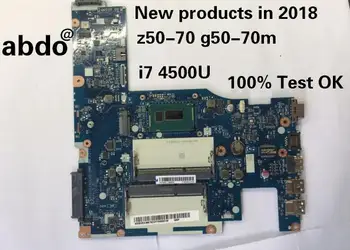 Abdo ACLU1/ACLU2 UMA NM-A272 placa de baza pentru Lenovo Z50-70 G50-70 notebook placa de baza CPU i7, DDR3 test de munca