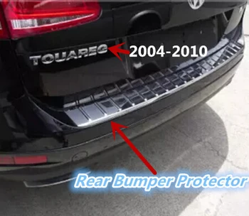 ABS Cromat Bara Spate Protector Prag Portbagaj benzii de Rulare Placa Trim Fit Pentru Volkswagen pentru Vw Touareg 04 05 06 07 08 09 10