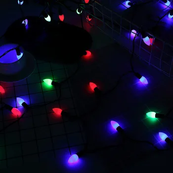 AC220V 7M 50leds Impermeabil LED-uri de Crăciun lumini șir Navidad Vacanță de Basm Nunta Ghirlanda Petrecere de Anul Nou, lumini de Decor