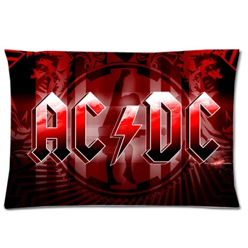 AC&DC Imprimate față de Pernă Personalizată față de Pernă Acoperă Dreptunghi Poliester Pernă 50cmx75cm Cadou de Crăciun