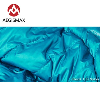 AEGISMAX NANO2 95% Alb de Gâscă în Jos Mumie Saci de Dormit Splicable Ultralight pentru Primavara Toamna în aer liber Camping Drumetii Porta