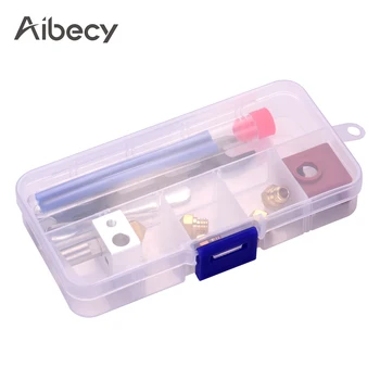 Aibecy MK10 Hotend Kit Set Extruder cu Căldură Bloc Alamă ajutaje Tub PTFE Tub de Silicon Ciorap Compatibil cu Flash Forge
